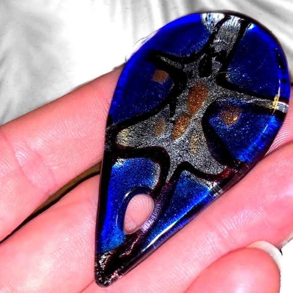 Glass pendant handmade - Picture 3 of 5